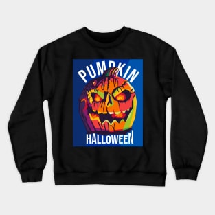 halloween pumpkin spooky Crewneck Sweatshirt